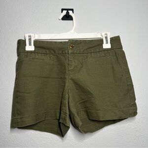 Banana Republic Olive Tailored Shorts